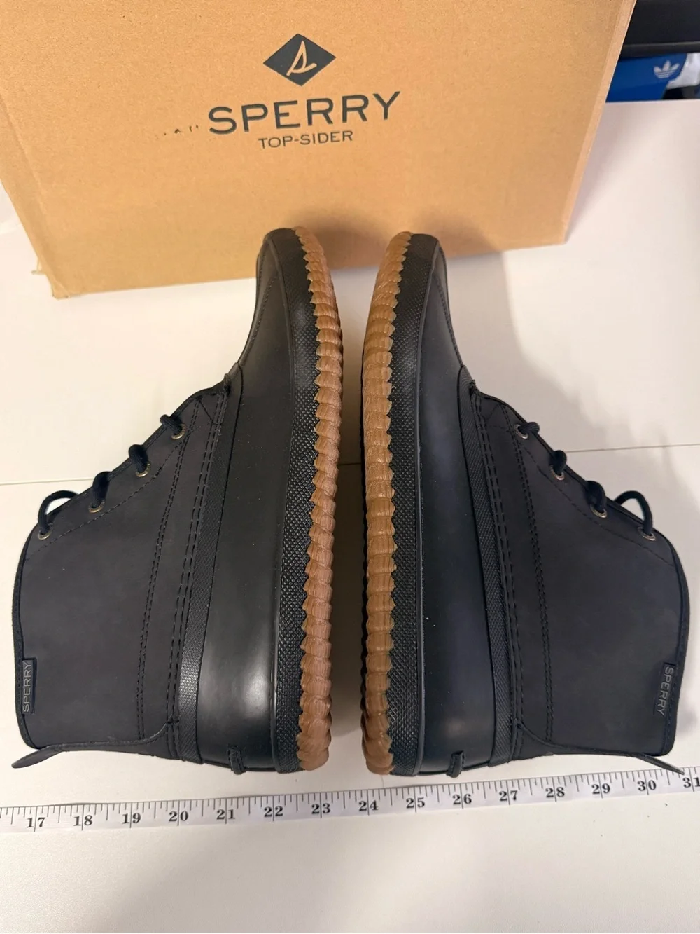 Sperry Breakwater Duck Boots Black Size 12 Men’s Waterproof Rain Boots New